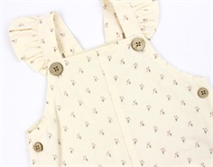 Lil Atelier turtledove blomstrede loose overalls
